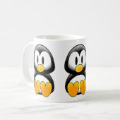 Niedlich Funny Baby Penguin Kaffeetasse (Vorderseite Links)