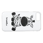 Niedlich & Funny Baby Zebra Cartoon Personalisiere Case-Mate iPhone Hülle (Rückseite (Horizontal))
