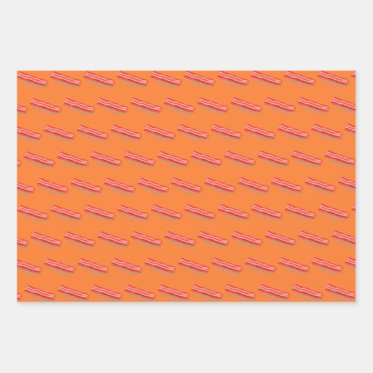 Niedlich Funny Bacon Geschenkpapier Set (Vorderseite 3)