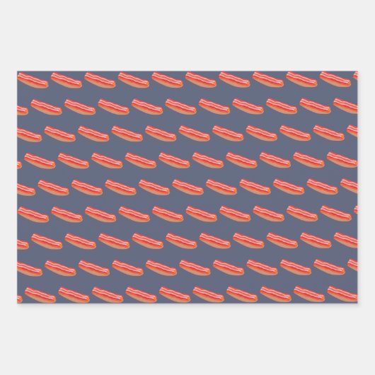Niedlich Funny Bacon Geschenkpapier Set (Vorderseite 3)