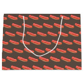 Niedlich Funny Bacon Große Geschenktüte (Vorderseite)