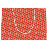 Niedlich Funny Bacon Große Geschenktüte (Rückseite)