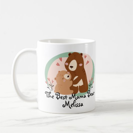 Niedlich Funny Best Mama Bear Kaffeetasse (Links)