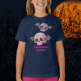 Niedlich Funny Bonjour Pun Halloween T-Shirt