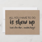 Niedlich Funny Bridesmaid / Vorschlag für eine Tra Einladung (Vorderseite)