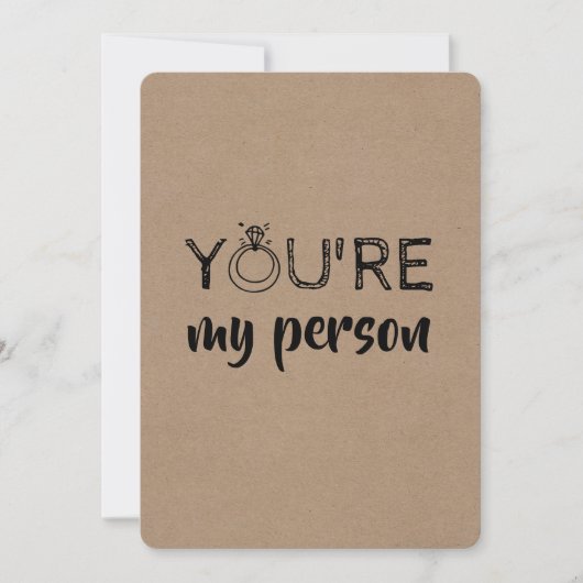 Niedlich Funny Bridesmaid / Vorschlag für eine Tra Einladung (Vorderseite)