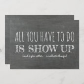 Niedlich Funny Bridesmaid / Vorschlag für eine Tra Einladung (Vorne/Hinten)