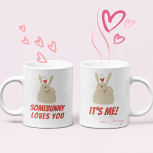 Niedlich Funny Bunnies Rabbit Pun Liebe Kaffeetasse
