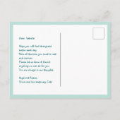 Niedlich Funny Cartoon Cat Feline Better Get Well Postkarte (Rückseite)