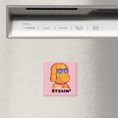 Niedlich Funny Cartoon Dog Magnet (In Situ (Geschirrspüler))
