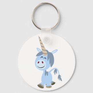 Niedlich Funny Cartoon Einhorn Schlüsselanhänger