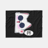 Niedlich Funny Cat Funny Anime Meme Nah I d Win Go Fleecedecke (Vorderseite (Horizontal))