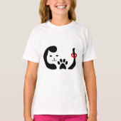 Niedlich Funny Cat Meow T-Shirt (Vorderseite)