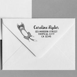 Niedlich Funny Cat Personalisiert Gummistempel