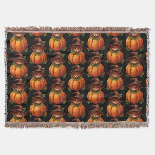NIEDLICH FUNNY CAT PUMPKIN DECKE (Vorderseite)