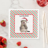 Niedlich Funny Christmas Kitten Cat Paper Napkin Serviette (Beispiel)