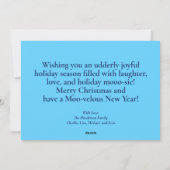 Niedlich Funny Christmas Weihnachten Cartoon (Rückseite)