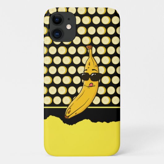 Niedlich Funny Cool Banana Case-Mate iPhone Hülle (Rückseite)