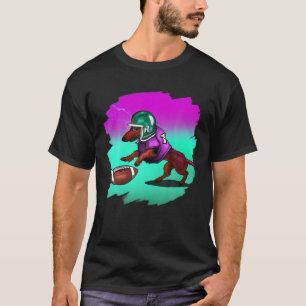 Niedlich Funny Dackel Chiweenie Dackel Dog Playing T-Shirt