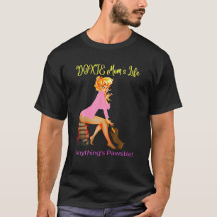 NIEDLICH FUNNY DACKEL DACKEL MAMAS LEBEN ALLE DING T-Shirt