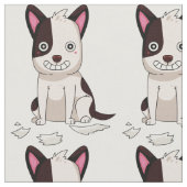 Niedlich & Funny Dog - Sonderfarbstoff Stoff (Nahaufnahme)