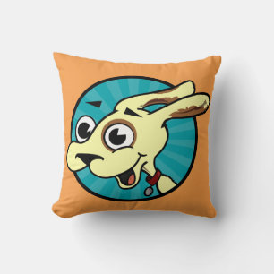 NIEDLICH FUNNY DOG SQUARE THROW PILLOW KISSEN