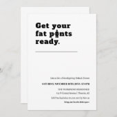 Niedlich Funny Erntedank Dinner Modernes Minimalis Einladung (Vorne/Hinten)