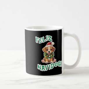 Niedlich Funny Feliz Navidad Navidog Dog Lover Chr Kaffeetasse
