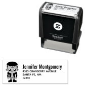 Niedlich Funny Frankenstein Monster Halloween Permastempel (Beispiel)