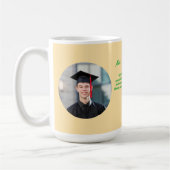 Niedlich Funny Frog Foto Message Abschluss Geschen Kaffeetasse (Links)