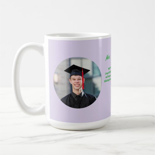 Niedlich Funny Frog Foto Message Abschluss Geschen Kaffeetasse (Links)