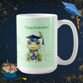 Niedlich Funny Frog Foto Message Abschluss Geschen Kaffeetasse