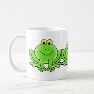 Niedlich Funny Frog Kaffeetasse