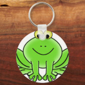 Niedlich Funny Frog Schlüsselanhänger (Vorderseite)