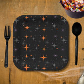 Niedlich Funny Ghost Black Kitten Halloween Pappteller