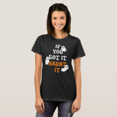 Niedlich Funny Ghost Halloween Zitat T-Shirt (Vorne ganz)