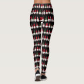 Niedlich Funny Gnomes Muster Weihnachten Leggings (Rückseite)