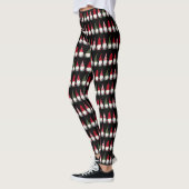 Niedlich Funny Gnomes Muster Weihnachten Leggings (Links)