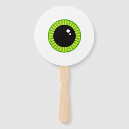 Niedlich Funny Green Eyeball Fächer