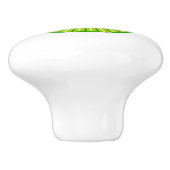 Niedlich Funny Green Eyeball Keramikknauf (Seitenansicht)