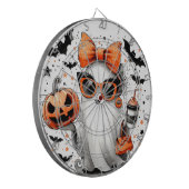 Niedlich Funny Halloween Ghost Dartscheibe (Vorderseite Links)
