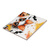 Niedlich Funny Halloween Ghost Fliese (Seite)