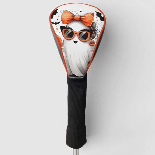 Niedlich Funny Halloween Ghost Golf Headcover (Vorderseite)