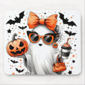 Niedlich Funny Halloween Ghost Mousepad (Vorne)