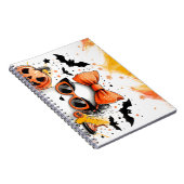 Niedlich Funny Halloween Ghost Notizblock (Rechte Seite)