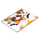 Niedlich Funny Halloween Ghost Notizblock (Linke Seite)
