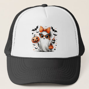 Niedlich Funny Halloween Ghost Truckerkappe
