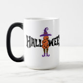 Niedlich Funny Halloween Pumpkins Laughing Tasse (Links)