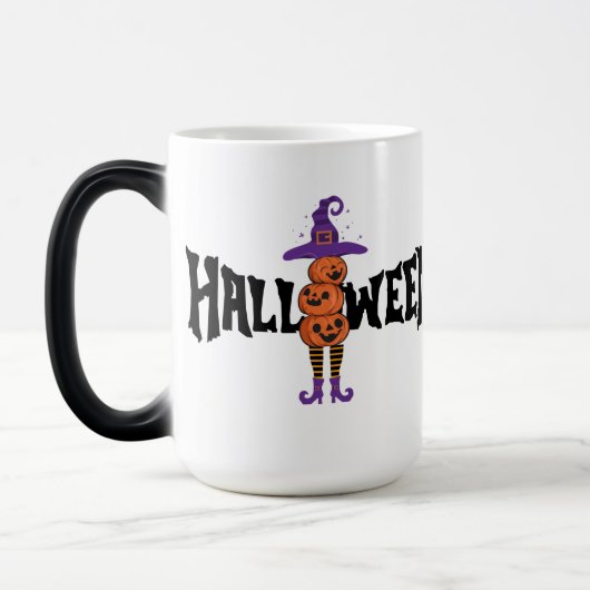 Niedlich Funny Halloween Pumpkins Laughing Tasse (Links)