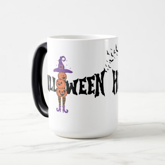 Niedlich Funny Halloween Pumpkins Laughing Tasse (Vorderseite Links)